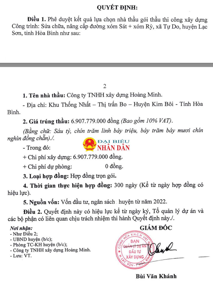 Giám sát hoạt động đấu thầu tại tỉnh Hòa Bình: Công Ty TNHH xây dựng Hoàng Minh trúng gói thầu hơn 14 tỷ đồng, tiết kiệm cho ngân sách hơn 6 triệu đồng ảnh 8 ảnh chụp màn hình 2024-08-16 lúc 15.37.31.png -0
