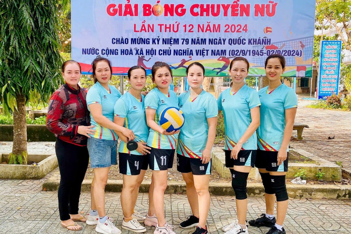 Giải năm nay có 6 đội bóng chuyền nữ trên địa bàn tham dự Bình Thuận: Sôi nổi Giải bóng chuyền nữ xã Đức Phú chào mừng Quốc khánh 2.9 -0