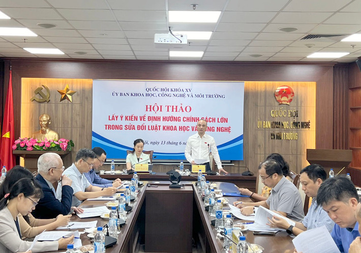 Toàn cảnh Hội thảo Lấy ý kiến về định hướng chính sách lớn trong sửa đổi Luật Khoa học và Công nghệ -0
