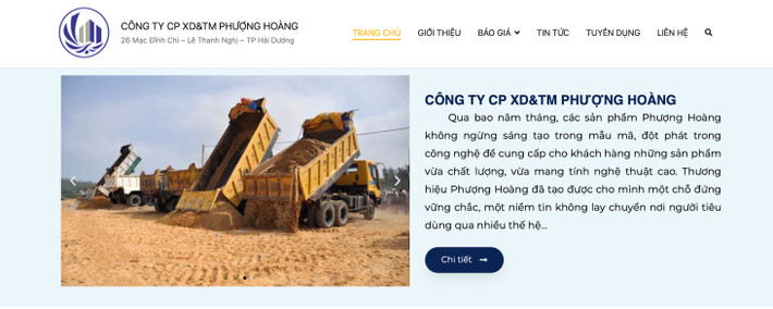 Công ty Phượng Hoàng tự giới thiệu trên Website. Trúng hàng loạt gói thầu