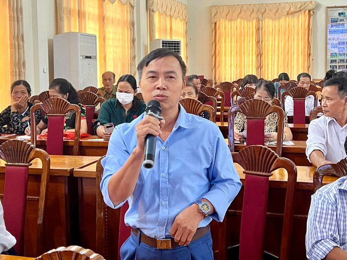 BHXH tỉnh Phú Thọ phối hợp tổ chức đối thoại về chính sách BHXH tự nguyện, BHYT tự đóng. Ảnh: BH Tăng cường đối thoại với nông dân về chính sách BHXH, BHYT -0