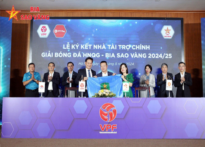 Công bố nhà tài trợ chính giải hạng nhất Quốc Gia BIA SAO VÀNG - SAVABECO KHÔNG NGỪNG NÂNG CAO GIÁ TRỊ VIỆT -0