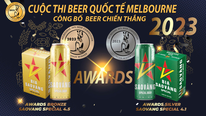 Các sản phẩm của SAVABECO đã giành được nhiều giải thưởng SAVABECO khẳng định chất lượng Bia của người Việt trên trường quốc tế -0