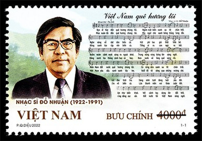 Bộ tem kỷ niệm 100 năm sinh Nhạc sĩ Đỗ Nhuận (1922 - 2022) Bộ tem kỷ niệm 100 năm sinh Nhạc sĩ Đỗ Nhuận (1922 - 2022)