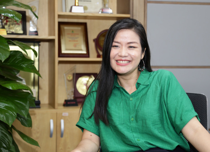 Chủ tịch Công đoàn Công ty Fecon (Nam Từ Liêm) Phùng Nguyệt Hà Kỳ vọng lớn vào Diễn đàn Người lao động 2023 -0