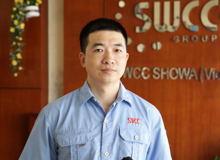 Chủ tịch Công đoàn cơ sở Công ty TNHH SWCC SHOWA Việt Nam Nguyễn Minh Sơn Kỳ vọng lớn vào Diễn đàn Người lao động 2023 -0