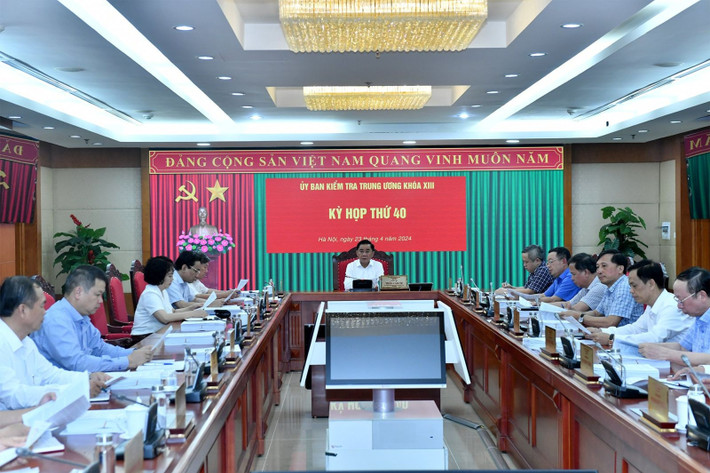 Ủy ban Kiểm tra Trung ương họp Kỳ thứ 40 ảnh 1 Ủy ban Kiểm tra Trung ương họp Kỳ thứ 40 -0