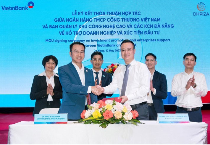 Đại diện VietinBank và Ban Quản lý KCNC và các KCN Đà Nẵng ký kết Thỏa thuận hợp tác xúc tiến đầu tư VietinBank gia tăng hợp tác với khách hàng FDI Nhật Bản tại Đà Nẵng -0