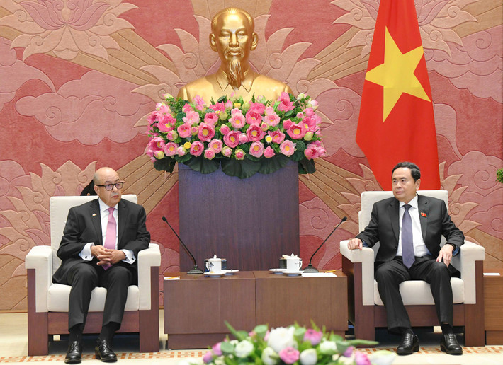Chủ tịch Quốc hội Trần Thanh Mẫn tiếp Tổng Thư ký Hạ viện Morocco ảnh 2 Chủ tịch Quốc hội Trần Thanh Mẫn tiếp Tổng Thư ký Hạ viện Morocco -0