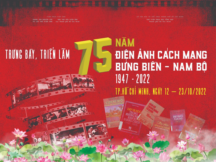 Triển lãm giới thiệu nhiều hình ảnh tư liệu về điện ảnh cách mạng Bưng biền - Nam bộ giai đoạn 1947 - 1952 Triển lãm 75 năm Điện ảnh cách mạng Bưng biền - Nam bộ -0