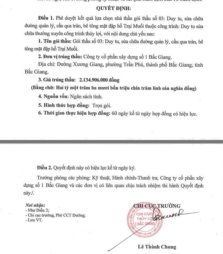 Hé mở về doanh nghiệp trúng hàng loạt gói thầu xây dựng giá trị “khủng” tại Bắc Giang ảnh 3 Bắc Giang: Hé mở về doanh nghiệp trúng hàng loạt gói thầu xây dựng giá trị “khủng” -0