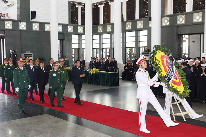 Lãnh đạo nhiều nước trên thế giới, cơ quan ngoại giao, tổ chức quốc tế tại Hà Nội viếng Tổng Bí thư Nguyễn Phú Trọng ảnh 13 Chủ tịch Quốc hội Cuba và đoàn đại biểu nhiều nước trên thế giới viếng Tổng Bí thư Nguyễn Phú Trọng -0