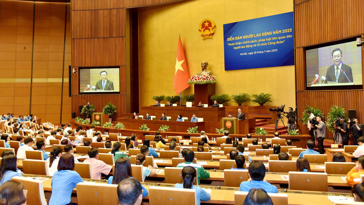 Một số hình ảnh Diễn đàn Người lao động năm 2023 ảnh 7 Một số hình ảnh Diễn đàn Người lao động năm 2023
