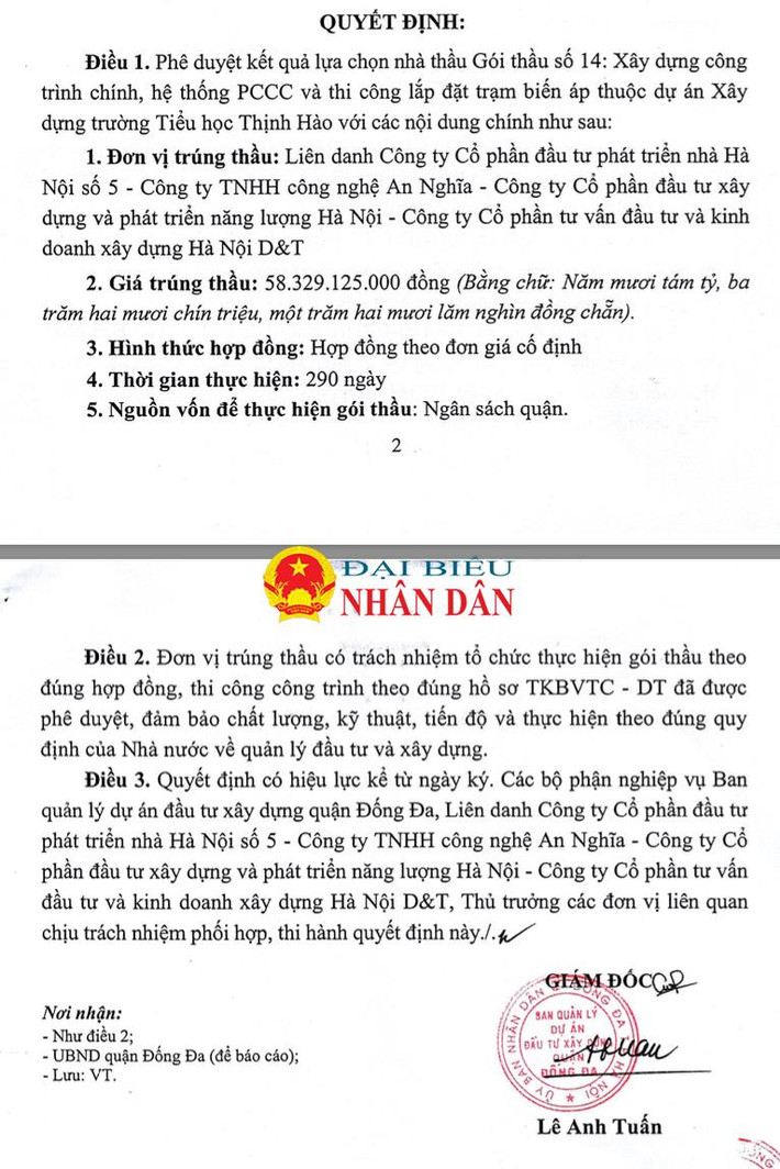 Công ty An Nghĩa thường xuyên trúng thầu do Ban QLDA ĐTXD quận Đống Đa làm chủ đầu tư có tiềm lực ra sao? ảnh 4 Công ty TNHH công nghệ An Nghĩa -0