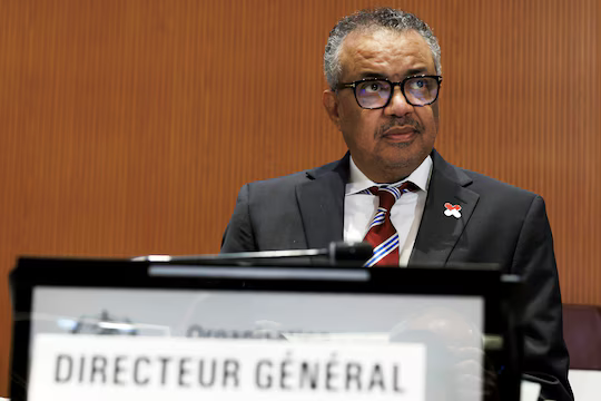 Tổng Giám đốc WHO Tedros Adhanom Ghebreyesus phát biểu tại Khai mạc Kỳ họp Đại Hội đồng Y tế Thế giới lần thứ 77 tại Geneva, Thụy Sĩ ngày 27.5. Ảnh: AP WHO vẫn tin tưởng sẽ đạt được Hiệp ước về đại dịch -0