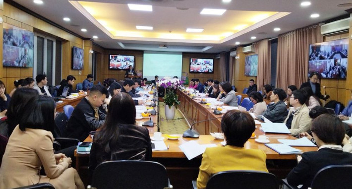 Toàn cảnh hội nghị. Ảnh: Hải Thanh Triển khai thực hiện Nghị định của Chính phủ về đăng ký biện pháp bảo đảm -0