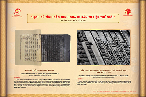 Một số tài liệu sẽ được trưng bày tại triển lãm - Ảnh: Cục Văn thư và Lưu trữ Nhà nước Lịch sử tỉnh Bắc Ninh qua di sản tư liệu thế giới -0