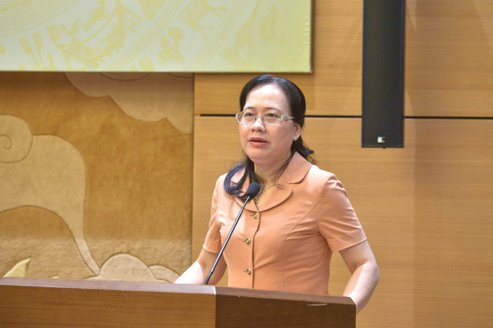 Văn phòng Quốc hội trao quyết định bổ nhiệm cán bộ lãnh đạo, quản lý ảnh 1 Phó Chủ nhiệm Văn phòng Quốc hội Nguyễn Thị Thúy Ngần phát biểu