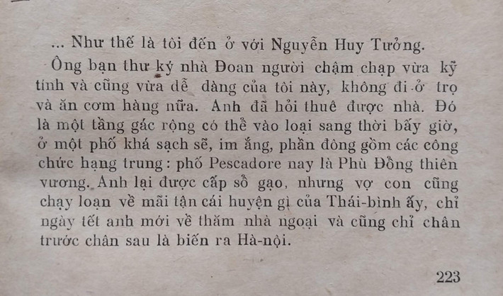 Căn nhà ở phố Pescadore ảnh 2 Một đoạn hồi ký của Nguyên Hồng về Nguyễn Huy Tưởng thời gian hai ông ở cùng nhau tại căn nhà ở phố Pescadore