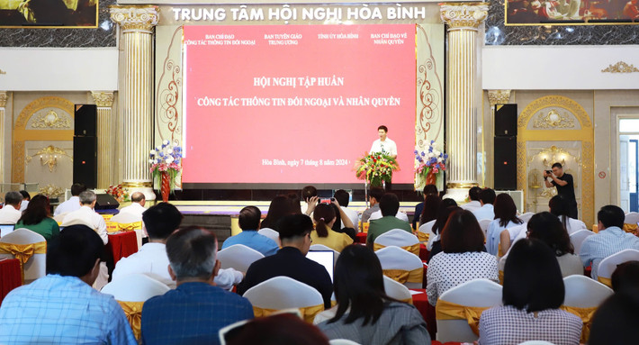 Hội nghị tập huấn công tác thông tin đối ngoại và nhân quyền năm 2024 ảnh 3 Tăng cường hiệu quả trong thông tin đối ngoại và thông tin đối ngoại về nhân quyền