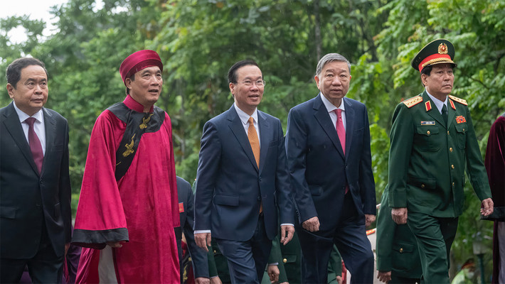 Chủ tịch Nước Võ Văn Thưởng dâng hương Giỗ Tổ Hùng Vương năm 2023 ảnh 1 Chủ tịch Nước Võ Văn Thưởng dâng hương Giỗ Tổ Hùng Vương năm 2023 -0