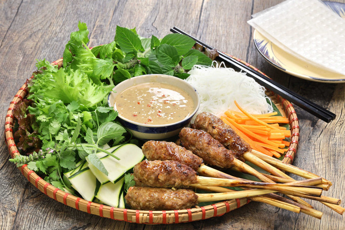 Đặc sản Nem nướng Nha Trang sẽ xuất hiện trong lễ hội. Ra mắt Bản đồ ẩm thực