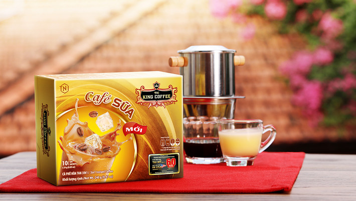 King Coffee cà phê sữa hòa tan - Hương vị cà phê sữa truyền thống Việt Nam ảnh 1 King Coffee cà phê sữa hòa tan - Hương vị cà phê sữa truyền thống Việt Nam -0