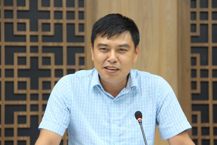 Phó tổng Cục trưởng, Tổng cục Giáo dục nghề nghiệp Phạm Vũ Quốc Bình phát biểu. Ảnh: Minh Châu Nâng tầm kỹ năng cho công đồng tài xế công nghệ -0