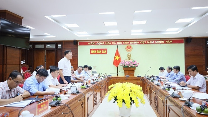 Quang cảnh buổi làm việc của Đoàn giám sát số 22 của Thường trực HĐND tỉnh. Ảnh: Phương An Quang cảnh buổi làm việc của Đoàn giám sát số 22 của Thường trực HĐND tỉnh - ẢNH PHƯƠNG AN