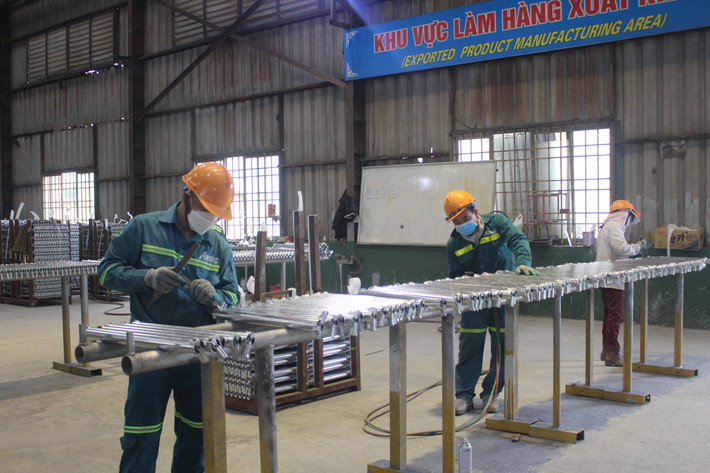 Học sinh nhà trường tham gia làm việc tại các công ty lớn ở các tỉnh miền Bắc Ảnh: Bá Hậu Học sinh nhà trường tham gia làm việc tại các công ty lớn ở các tỉnh miền Bắc. Ảnh: Bá Hậu