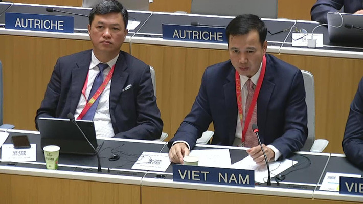 Thứ trưởng Bộ Khoa học và Công nghệ Bùi Thế Duy phát biểu tại phiên khai mạc Hơn 1.400 đại biểu tham dự Đại hội đồng các quốc gia thành viên của Tổ chức Sở hữu trí tuệ thế giới -0