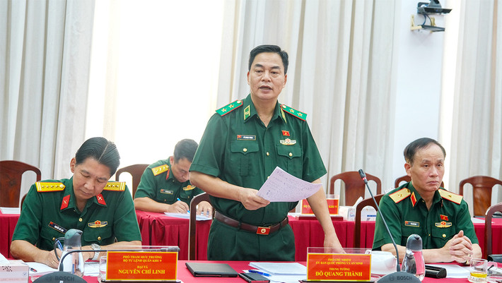 Ủy ban Quốc phòng và An ninh khảo sát tại TP. Cần Thơ ảnh 1 Ủy ban Quốc phòng và An ninh khảo sát tại TP. Cần Thơ