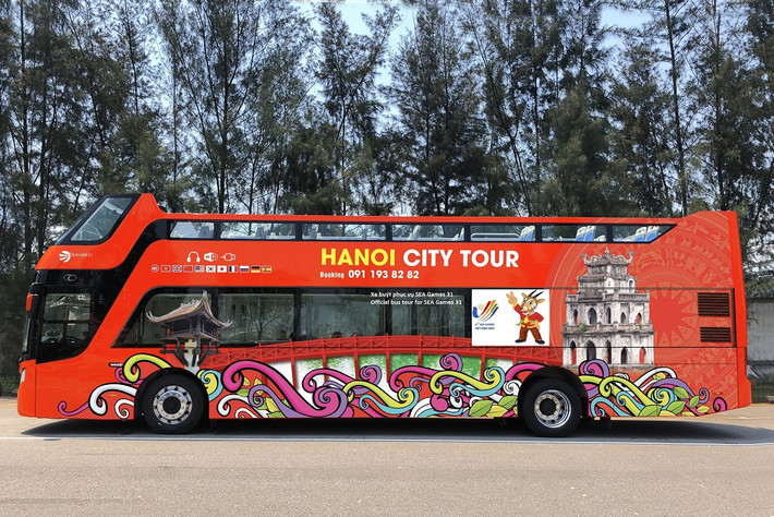 Hà Nội: Miễn phí vé trải nghiệm Xe buýt 2 tầng cho đại biểu tham dự SEA Games 31 -0