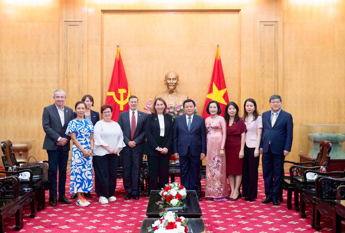 Các đại biểu chụp ảnh lưu niệm Khai mạc Diễn đàn Việt Nam - Australia 2024 -0