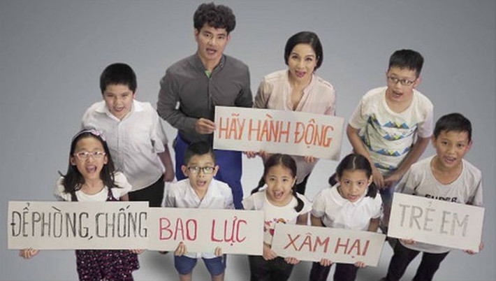 Hãy cùng hành động vì một thế giới không bạo lực, xâm hại trẻ em. Nguồn ITN Hãy cùng hành động vì một thế giới không bạo lực, xâm hại trẻ em. Nguồn ITN