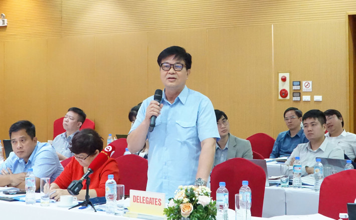 ĐBQH Đỗ Ngọc Thịnh (Khánh Hòa) phát biểu tại hội thảo Ảnh: P.Thủy Khắc phục sự chồng chéo, khơi thông nguồn lực cho sự phát triển