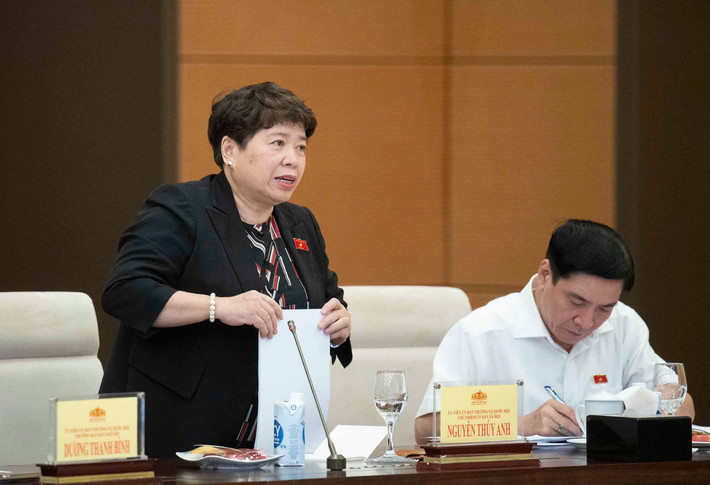 Chủ nhiệm Ủy ban Xã hội Nguyễn Thúy Anh phát biểu Chủ nhiệm Ủy ban Xã hội Nguyễn Thúy Anh phát biểu