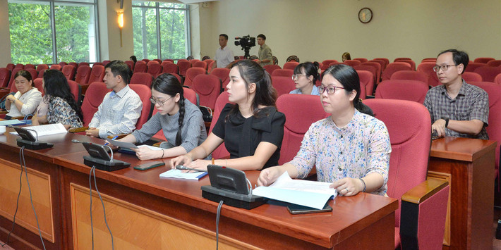 Các đại biểu dự lớp tập huấn. Ảnh: Hồ Long Văn phòng Quốc hội tập huấn công tác bảo vệ bí mật nhà nước và lập hồ sơ công việc -0