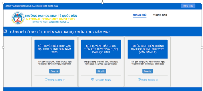 Nhiều trường đại học công bố mốc thời gian xét tuyển, thí sinh cần lưu ý ảnh 1 Nhiều trường đại học công bố mốc thời gian xét tuyển, thí sinh cần lưu ý -0