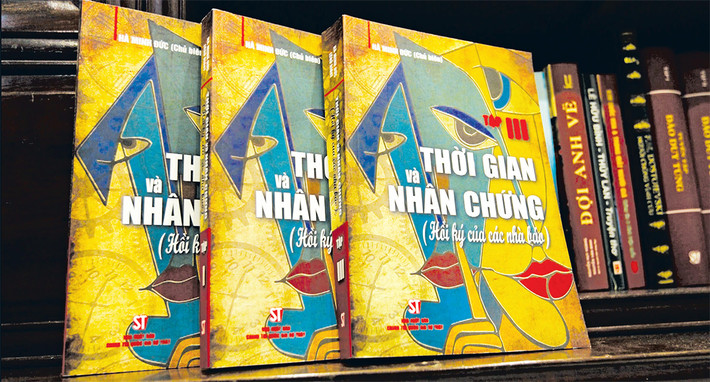 Đọc 3 tập sách Thời gian và nhân chứng (Hồi ký của các nhà báo). Nxb Chính trị quốc gia Sự thật, 2023 Đóng góp quan trọng của các nhà báo cách mạng lão thành -1