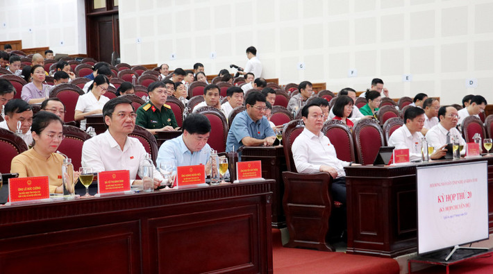 Quang cảnh kỳ họp Nghệ An: Thông qua 18 nghị quyết tại Kỳ họp thứ 20 HĐND tỉnh -0