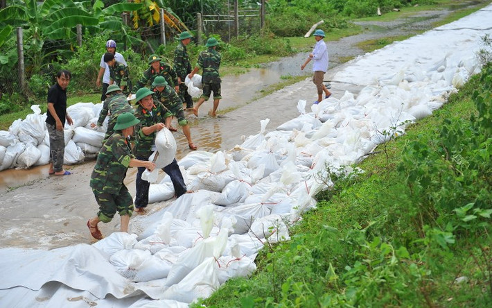 Hệ thống đê điều có vai trò quan trọng trong phòng chống lũ, bão Nguồn: ITN Hệ thống đê điều có vai trò quan trọng trong phòng chống lũ, bão. Nguồn: ITN