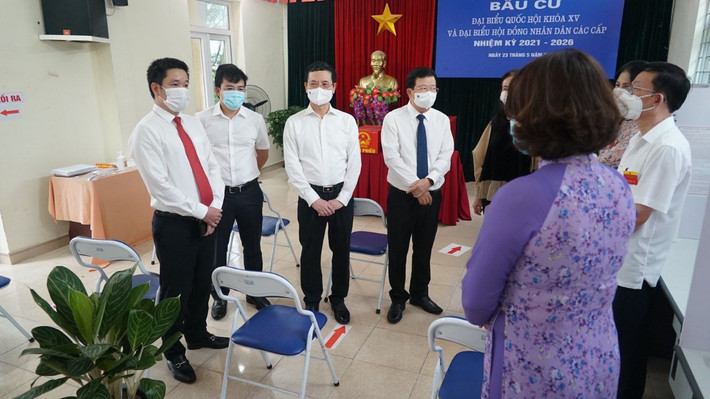 Công tác bỏ phiếu trên địa bàn quận Nam Từ Liêm diễn ra an toàn, đúng luật Công tác bỏ phiếu trên địa bàn quận Nam Từ Liêm diễn ra an toàn, hiệu quả, đúng luật