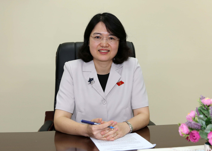 Ảnh: Thái Bình Ủy viên Thường trực Ủy ban Văn hóa, Giáo dục Nguyễn Thị Mai Thoa - Ảnh: Thái Bình