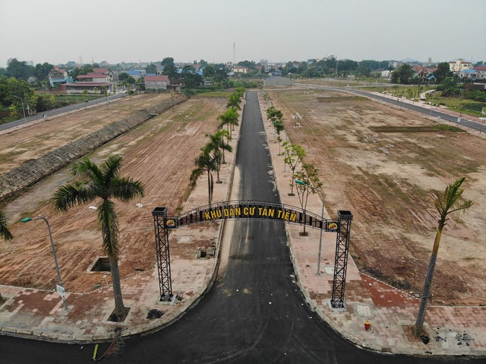 Hạ tầng kỹ thuật Khu dân cư Tân Tiến, TP. Phổ Yên đang dần hoàn thiện. Ảnh: ITN Phổ Yên đẩy nhanh tiến độ giải phóng mặt bằng dự án -0