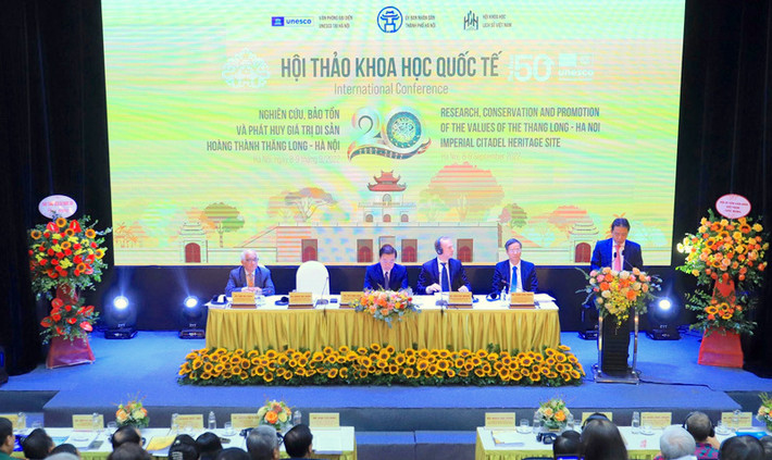 Nghiên cứu để bảo tồn bền vững Hoàng Thành Thăng Long. Ảnh: HNM Nghiên cứu để bảo tồn bền vững Hoàng Thành Thăng Long - Ảnh: HNM