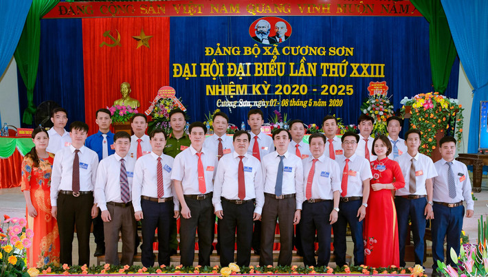 Đại hội đại biểu Đảng bộ xã Cương Sơn lần thứ XXIII, nhiệm kỳ 2020 - 2025 Đại hội đại biểu Đảng bộ xã Cương Sơn lần thứ XXIII, nhiệm kỳ 2020 - 2025