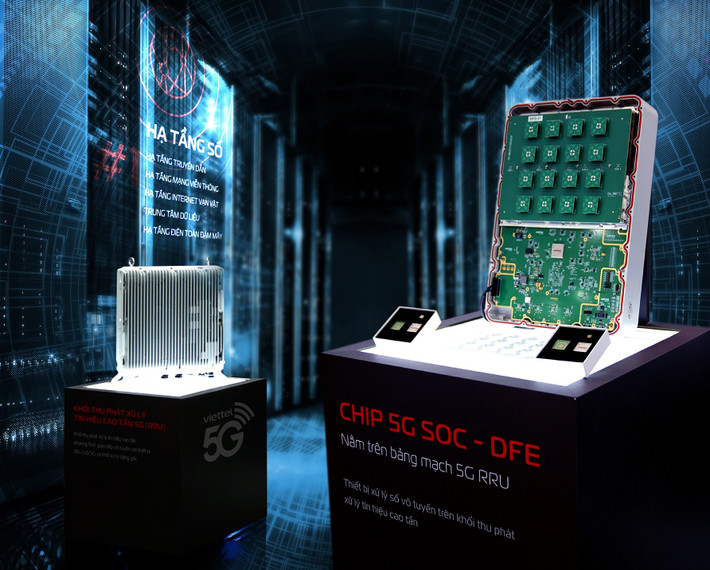 Viettel vừa công bố nghiên cứu thành công Chip 5G đầu tiên tại Việt Nam do các kỹ sư Viettel làm chủ toàn trình. Ảnh: Viettel Viettel được vinh danh Thương hiệu bền vững nhờ Đổi mới sáng tạo -0