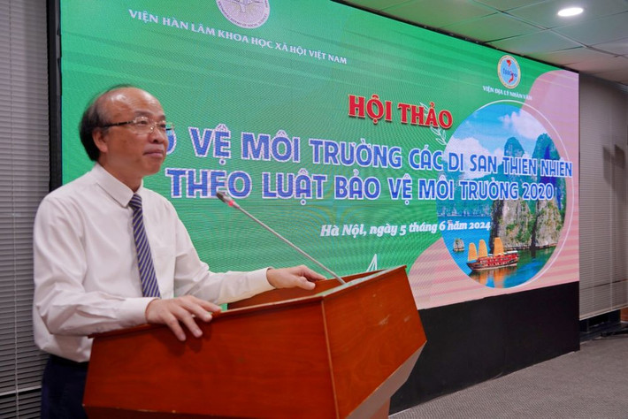 Chủ tịch Viện Hàn lâm Khoa học xã hội Việt Nam, TS Phan Chí Hiếu phát động hưởng ứng Ngày Môi trường thế giới Tiếp tục hoàn thiện các cơ sở pháp lý trong quản lý di sản -0