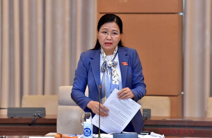 Phó Chủ nhiệm Ủy ban Xã hội Đỗ Thị Lan phát biểu Ảnh: Lâm Hiển Phó Chủ nhiệm Ủy ban Xã hội Đỗ Thị Lan phát biểu Ảnh: Lâm Hiển
